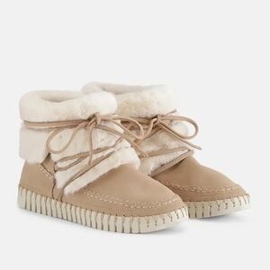 NIB Ilse Jacobsen Women's Tulip Ankle Boots In The Color Latte Size 7.5 (38)